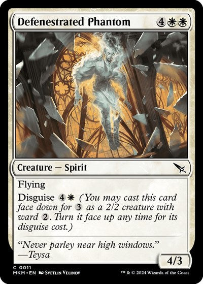 Defenestrated Phantom (Murders at Karlov Manor) Near Mint Foil