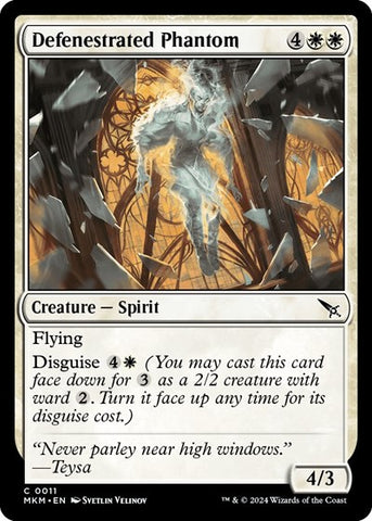 Defenestrated Phantom (Murders at Karlov Manor) Near Mint Foil