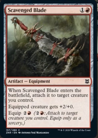 Scavenged Blade (Zendikar Rising) Near Mint Foil