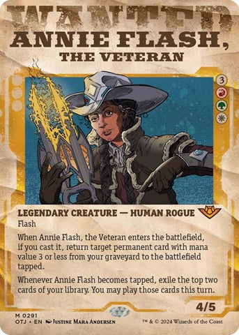 Annie Flash, the Veteran (Showcase) (Outlaws of Thunder Junction) Near Mint