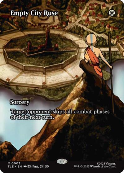 Empty City Ruse (Borderless) (Avatar: The Last Airbender: Eternal-Legal) Near Mint Foil