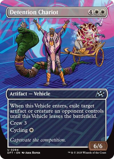 Detention Chariot (Borderless) (Aetherdrift) Near Mint Foil