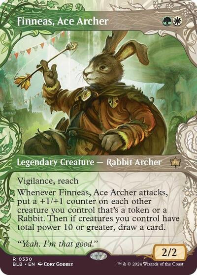 Finneas, Ace Archer (Showcase) (Bloomburrow) Near Mint