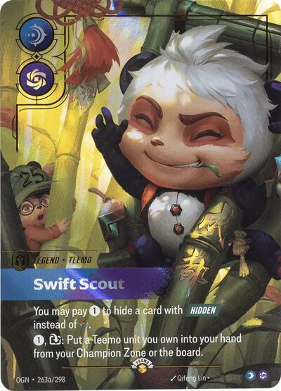 Teemo Swift Scout (Alternate Art) (Riftbound Promotional Cards) Near Mint Foil