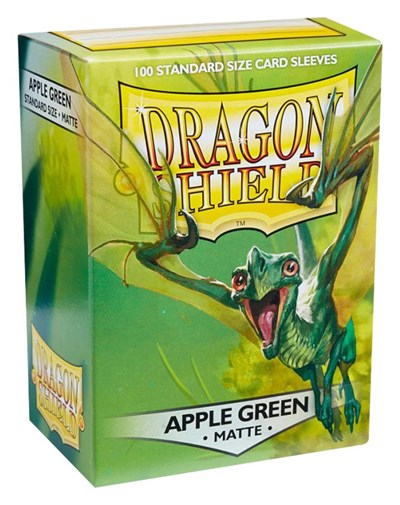 Dragon Shield Matte Sleeves Apple Green (100-Pack) (Dragon Shield) New