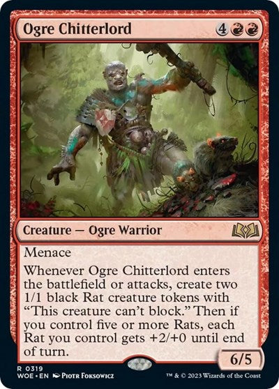 Ogre Chitterlord (Wilds of Eldraine) Near Mint