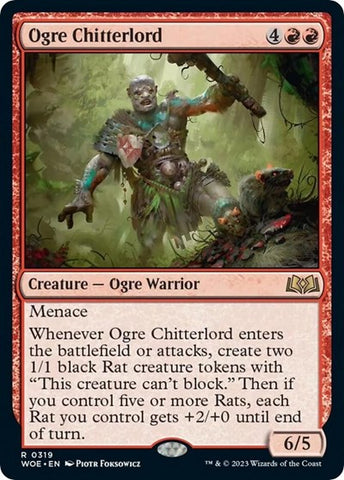 Ogre Chitterlord (Wilds of Eldraine) Near Mint