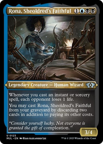 Rona, Sheoldred's Faithful (Foil Etched) (March of the Machine: Multiverse Legends) Near Mint Foil