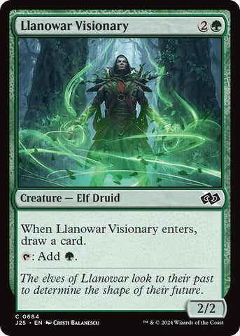 Llanowar Visionary (Foundations Jumpstart) Near Mint