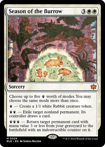 Season of the Burrow (Bloomburrow) Near Mint