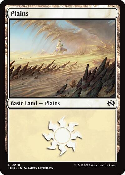 Plains (0278) (Tarkir: Dragonstorm) Near Mint