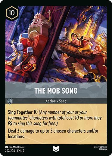 The Mob Song (Fabled) Near Mint Cold Foil