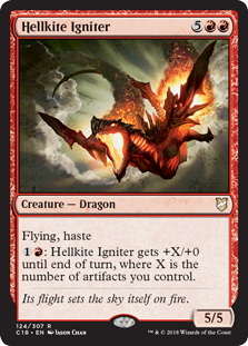 Hellkite Igniter (Commander 2018) Light Play
