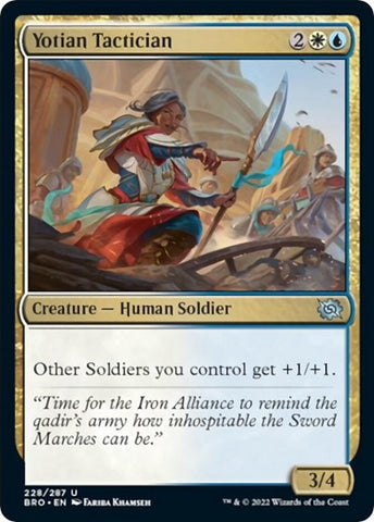 Yotian Tactician (The Brothers' War) Near Mint