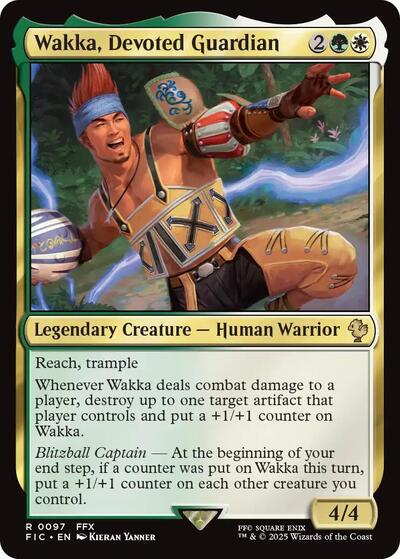 Wakka, Devoted Guardian (Commander: FINAL FANTASY) Near Mint