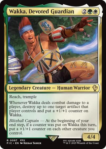 Wakka, Devoted Guardian (Commander: FINAL FANTASY) Near Mint