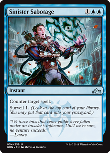 Sinister Sabotage (Guilds of Ravnica) Near Mint