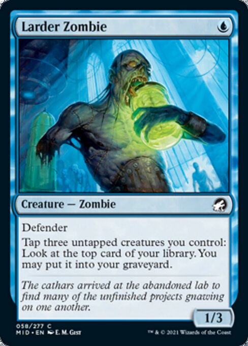 Larder Zombie (Innistrad: Midnight Hunt) Near Mint Foil