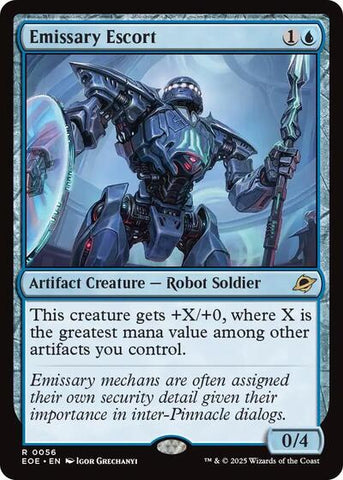 Emissary Escort (Edge of Eternities) Near Mint Foil