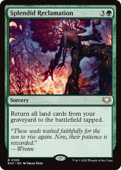 Splendid Reclamation (Commander: Edge of Eternities) Near Mint