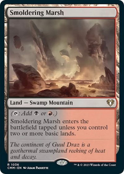 Smoldering Marsh (Commander Masters) Near Mint