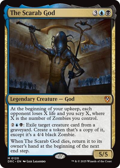 The Scarab God (Commander: Aetherdrift) Near Mint