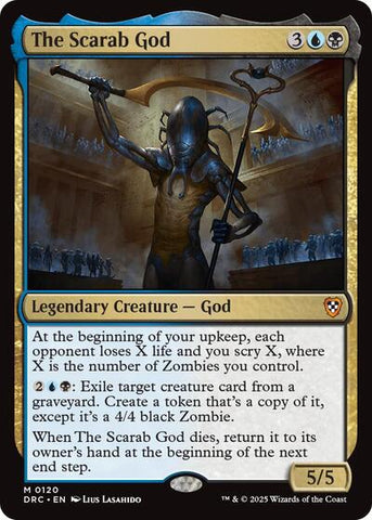 The Scarab God (Commander: Aetherdrift) Near Mint