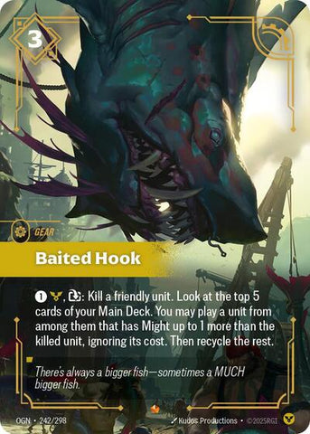 Baited Hook (Origins) Near Mint Foil