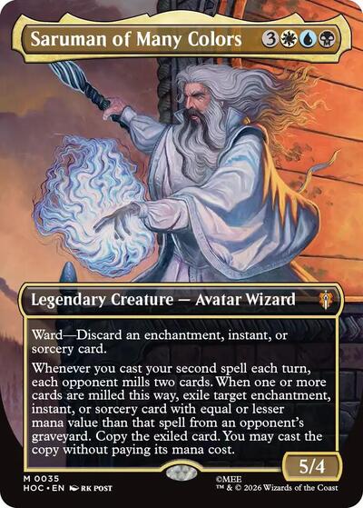 Saruman of Many Colors (Borderless) (The Hobbit: Eternal-Legal) Near Mint