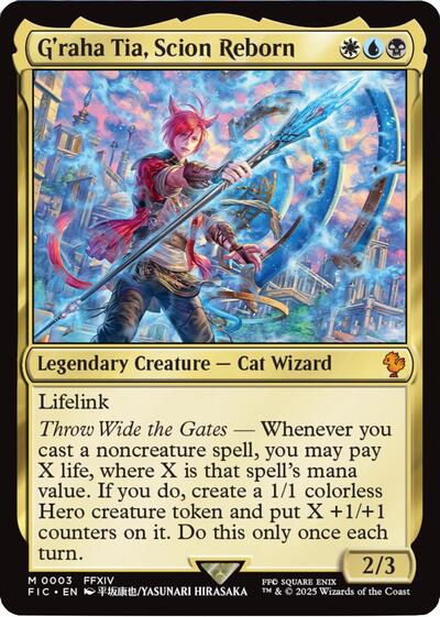 Graha Tia, Scion Reborn (Commander: FINAL FANTASY) Near Mint Foil