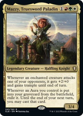 Mazzy, Truesword Paladin (Commander Legends: Battle for Baldur's Gate) Light Play Foil