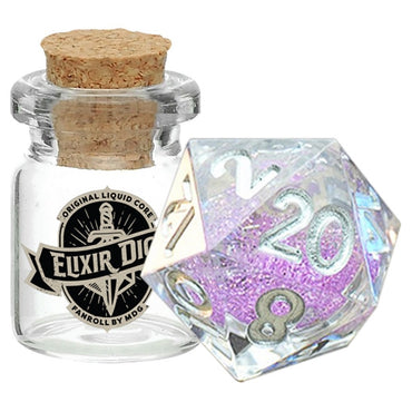 FanRoll D20 18mm Elixir Liquid Core Sorcerous Swirl
