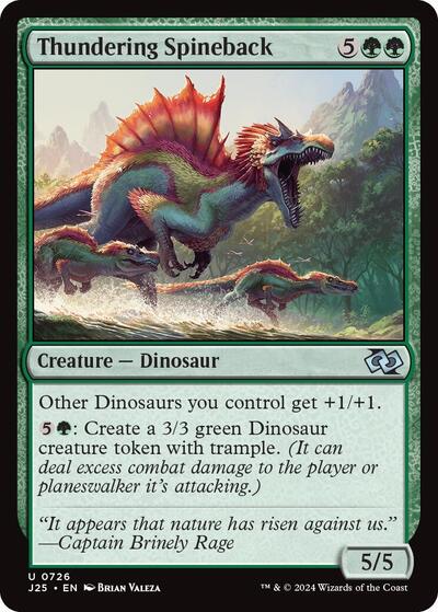 Thundering Spineback (Foundations Jumpstart) Near Mint