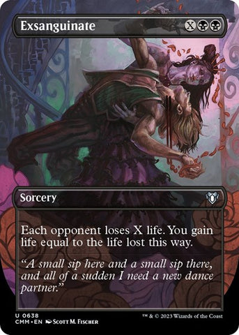 Exsanguinate (Borderless) (Commander Masters) Near Mint