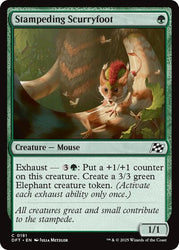 Stampeding Scurryfoot (Aetherdrift) Near Mint Foil
