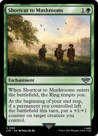 Shortcut to Mushrooms (Universes Beyond: The Lord of the Rings: Tales of Middle-earth) Near Mint Foil
