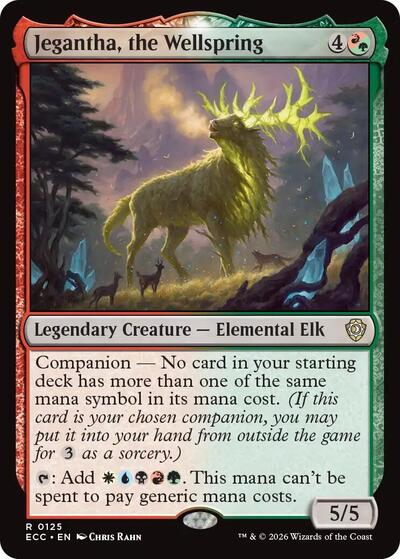 Jegantha, the Wellspring (Commander: Lorwyn Eclipsed) Near Mint
