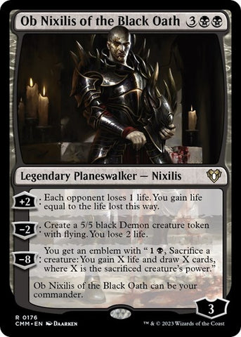 Ob Nixilis of the Black Oath (Commander Masters) Near Mint
