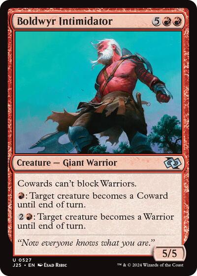 Boldwyr Intimidator (Foundations Jumpstart) Near Mint