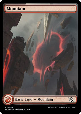 Mountain (289) (March of the Machine) Near Mint