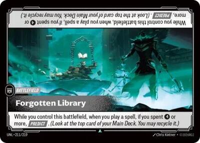 Forgotten Library (Unleashed) Near Mint Foil