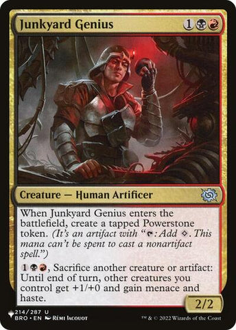 Junkyard Genius (The List) Near Mint