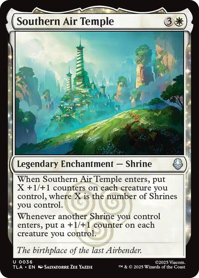Southern Air Temple (Avatar: The Last Airbender) Near Mint Foil