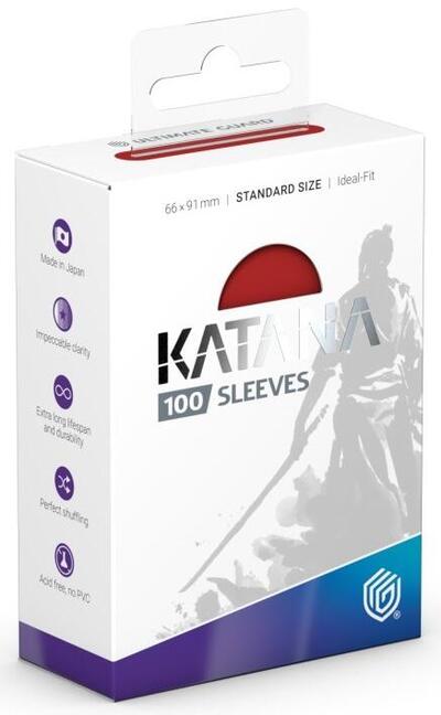 Katana Standard Size Sleeves Rising Sun (100-Pack) (Ultimate Guard) New