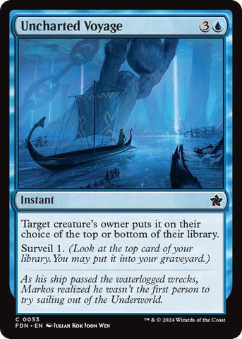 Uncharted Voyage (Foundations) Near Mint Foil