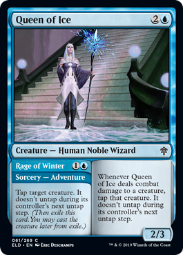 Queen of Ice (Throne of Eldraine) Near Mint Foil
