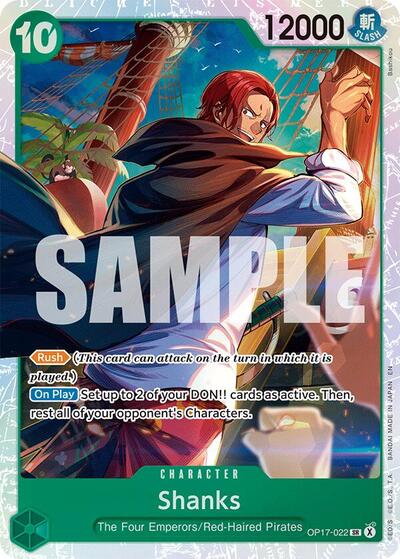Shanks (022) (The World's Strongest Warriors) Near Mint Foil