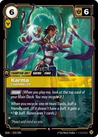 Karma Channeler (Origins) Near Mint Foil