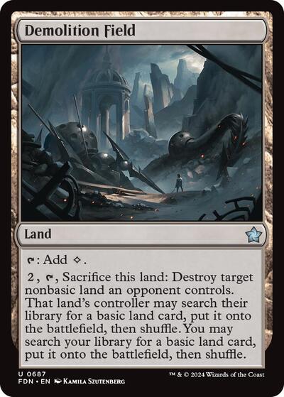 Demolition Field (Foundations) Near Mint