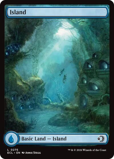 Island (0275) (Lorwyn Eclipsed) Near Mint Foil